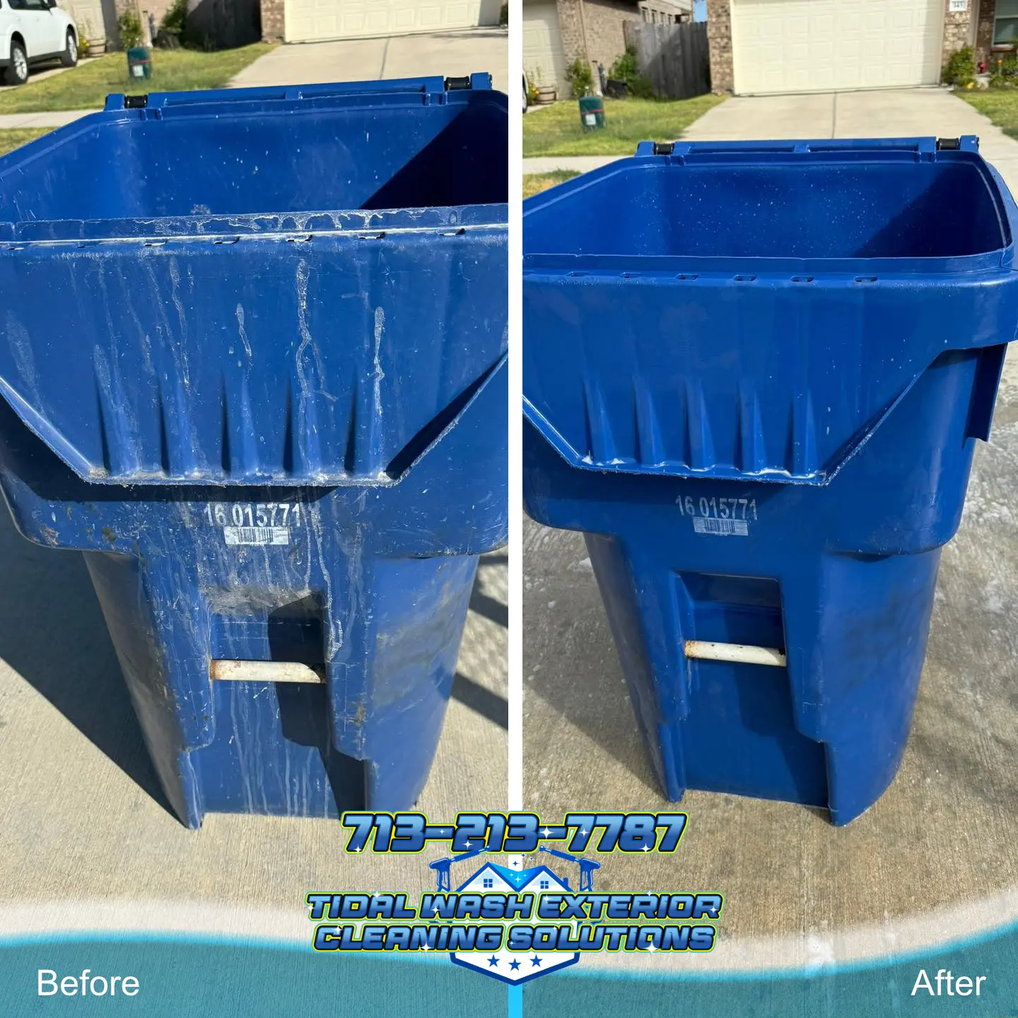 Dumpster Pad Cleaning Summary – League City, TX | Tidal Wash Summary of professional dumpster pad cleaning in League City, TX by Tidal Wash, restoring sanitation, safety, and property value.