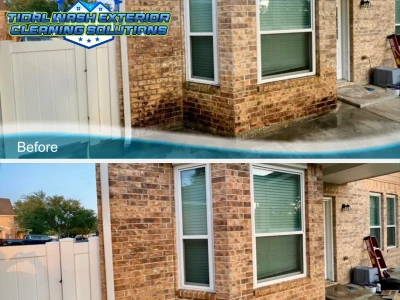 Oil & Grease Stain Removal in Pearland Driveway | Tidal Wash