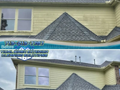 Pearland House Siding Soft Wash Cleaning | April 2025 Project