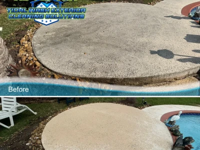 Pool Concrete Cleaning in League City | Tidal Wash 2024